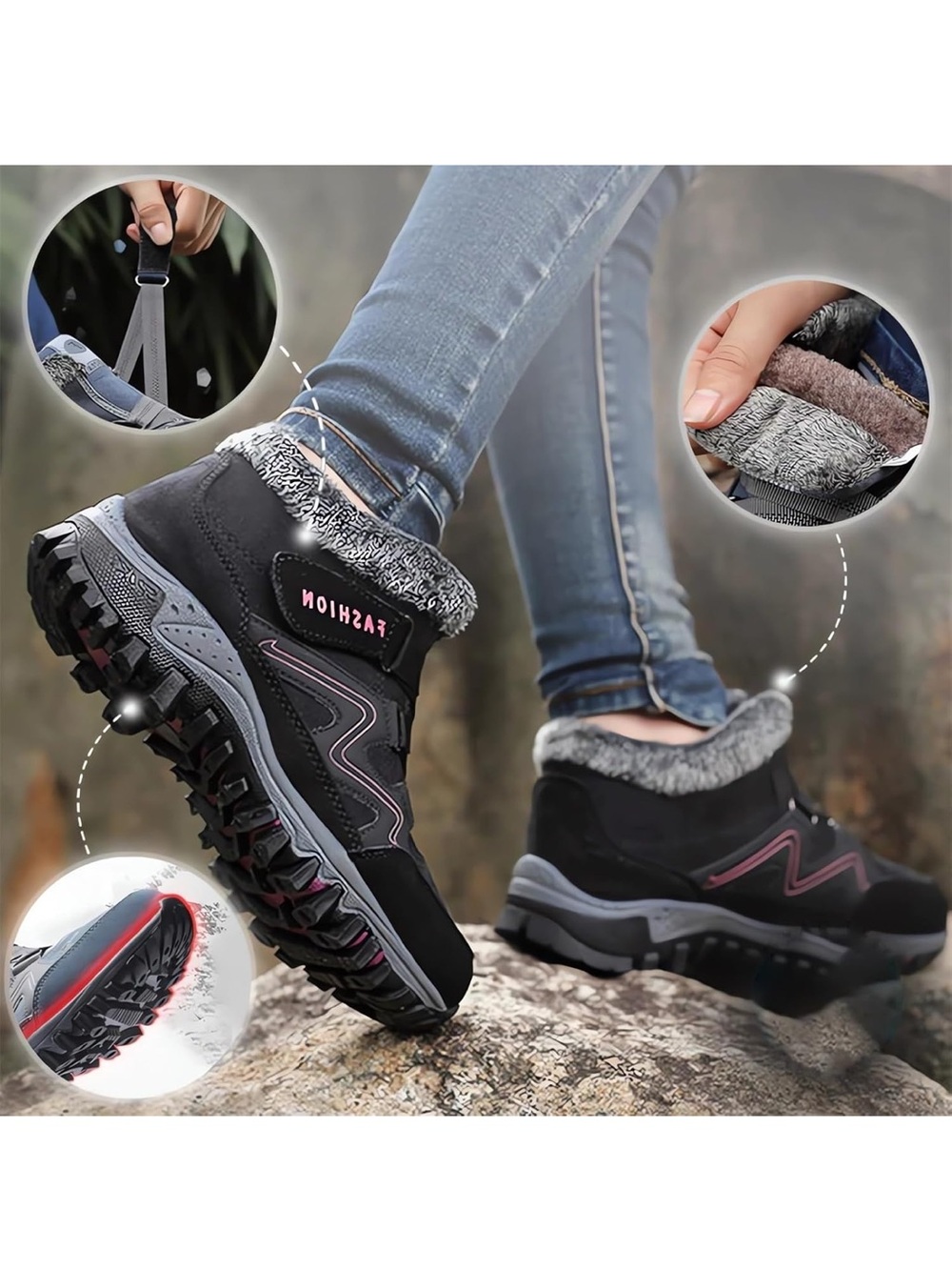 Waterproof Winter Snow Boots for Women